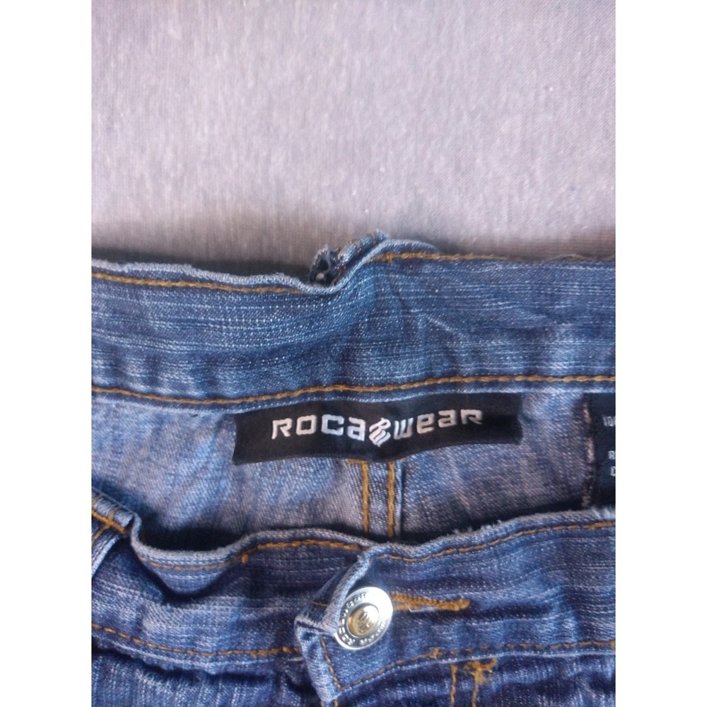 Roca Wear Baggy Y2K Denim Jean Shorts Size 40 - Picture 5 of 16